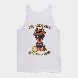 not your keys not your coin alsatian Tank Top